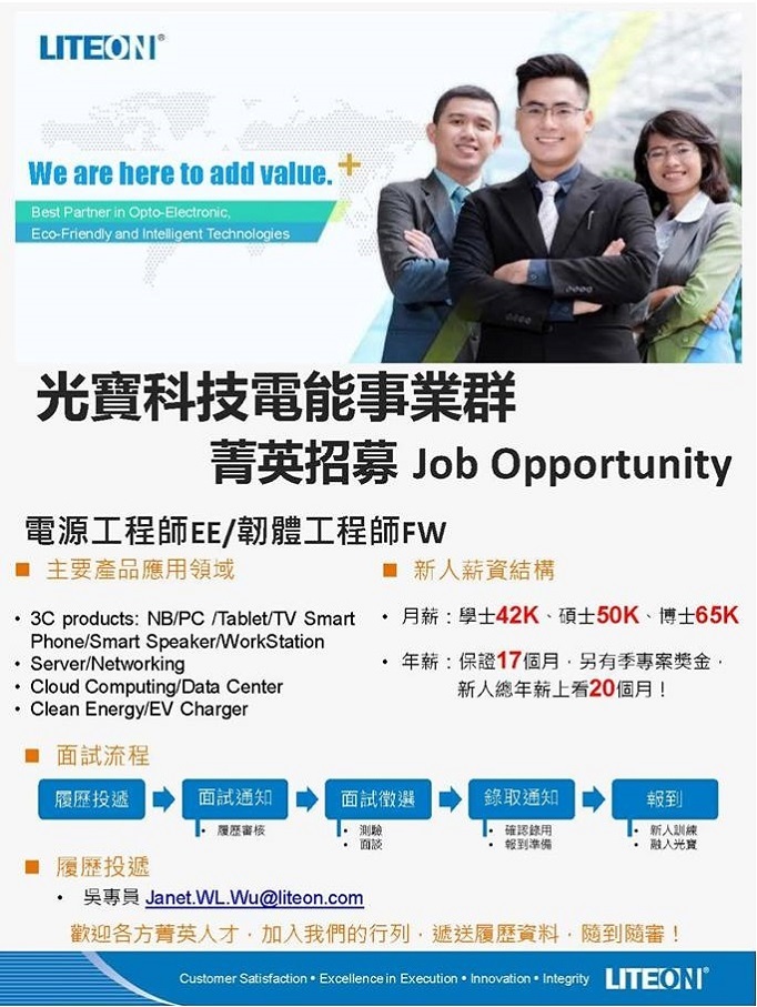光寶菁英招募